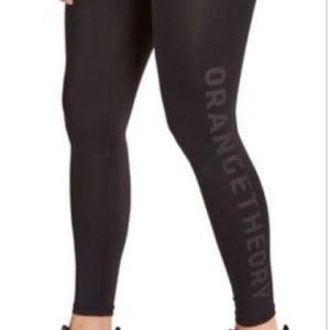 Orangetheory black high-waisted leggings